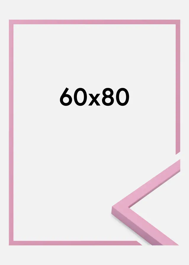 Ramme Kent Akrylglas Lyserød 60x80 cm