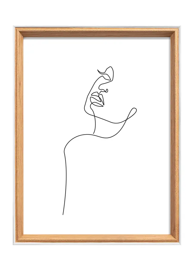 Ramme Silhouette Eg 18x24 cm