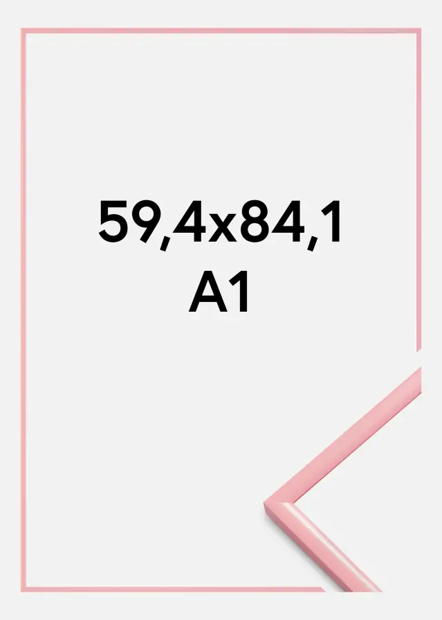 Ramme New Lifestyle Akrylglas Lyserød 59,4x84,1 cm (A1)