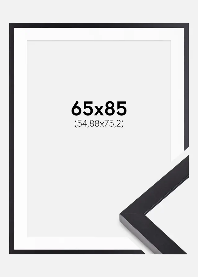 Ramme Selection Sort 65x85 cm - Passepartout Hvid 22x30 inches