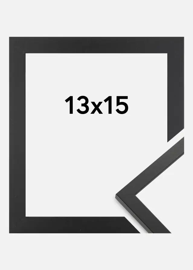 Ramme Trendy Akrylglas Sort 13x15 cm