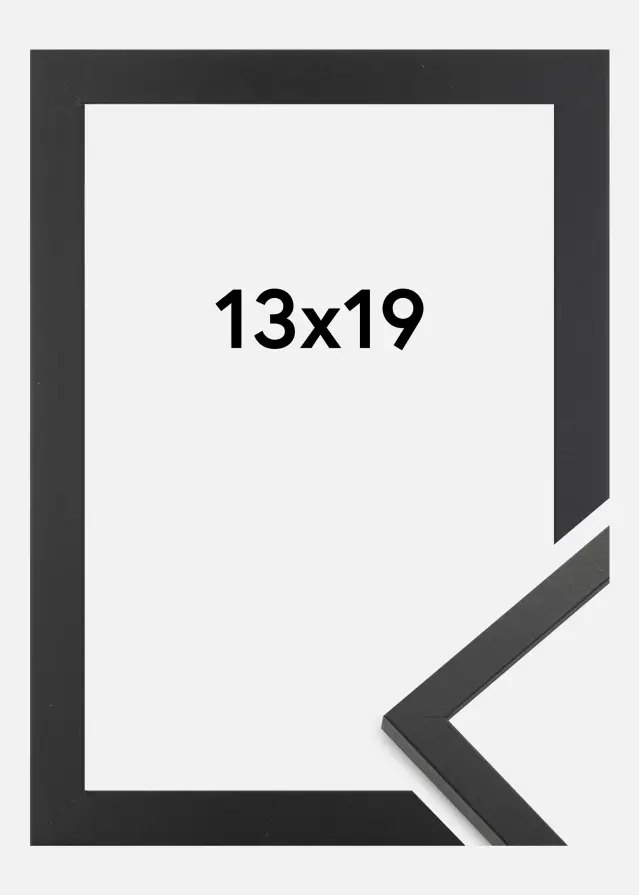 Ramme Trendy Akrylglas Sort 13x19 cm
