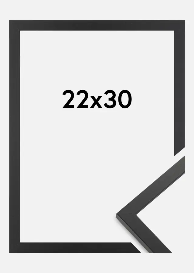 Ramme Trendy Akrylglas Sort 22x30 cm