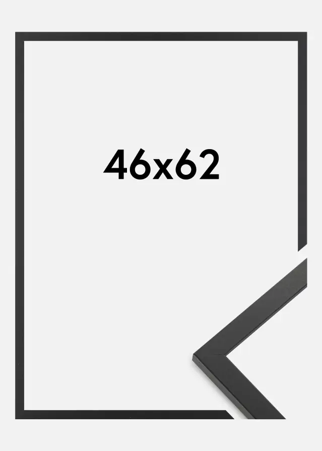 Ramme Trendy Akrylglas Sort 46x62 cm