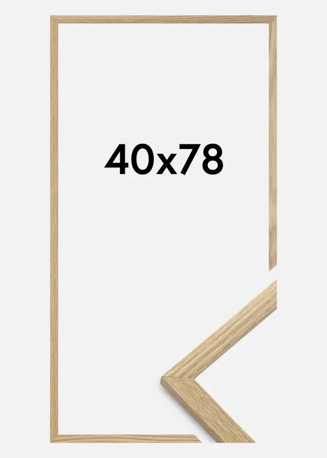 Ramme Trendy Akrylglas Eg 40x78 cm