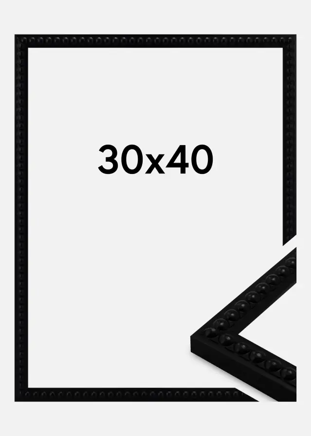 Ramme Perla Akrylglas Black 30x40 cm