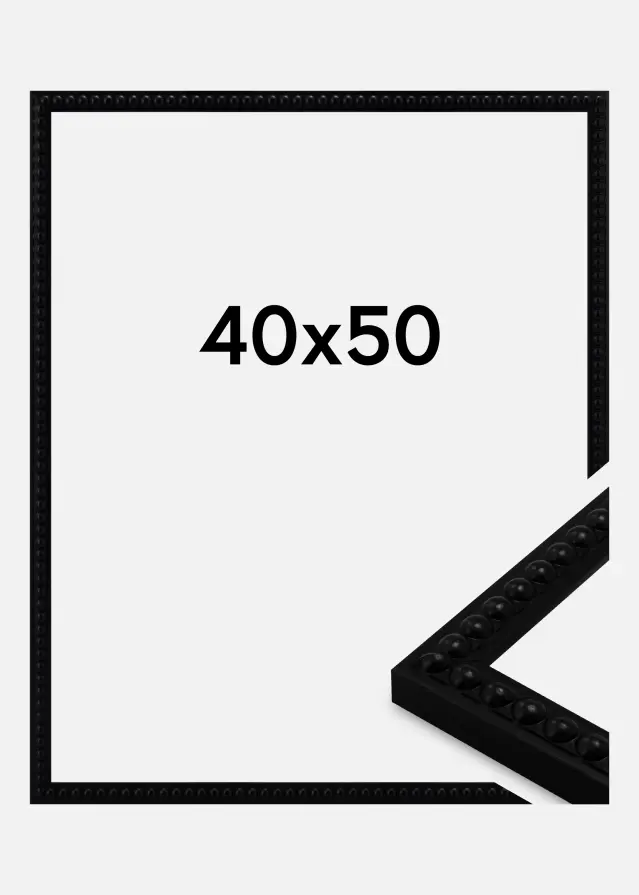 Ramme Perla Akrylglas Black 40x50 cm
