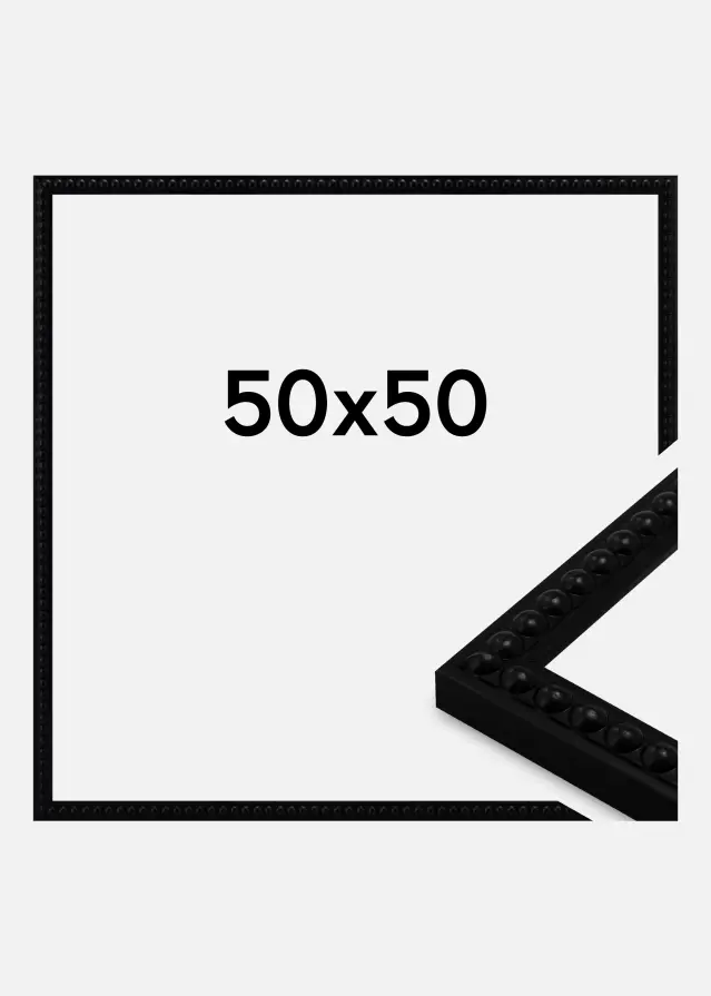 Ramme Perla Akrylglas Black 50x50 cm