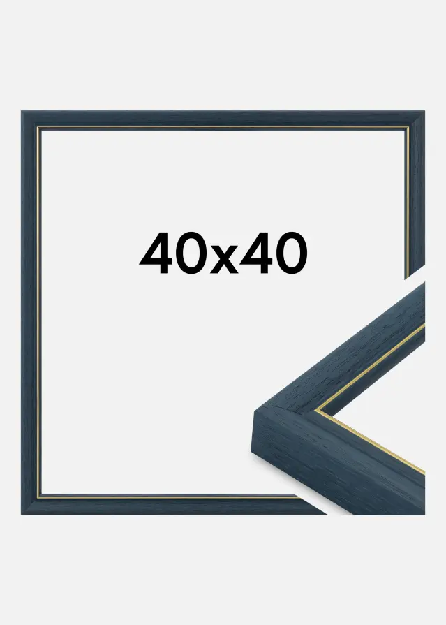 Ramme Canterbury Akrylglas Blå 40x40 cm
