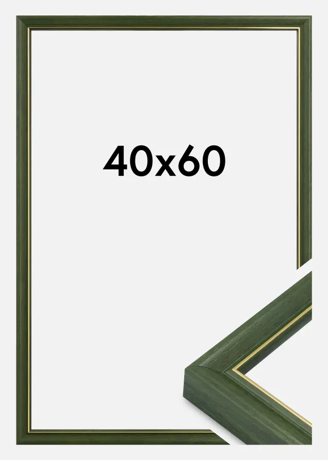Ramme Canterbury Akrylglas Grøn 40x60 cm
