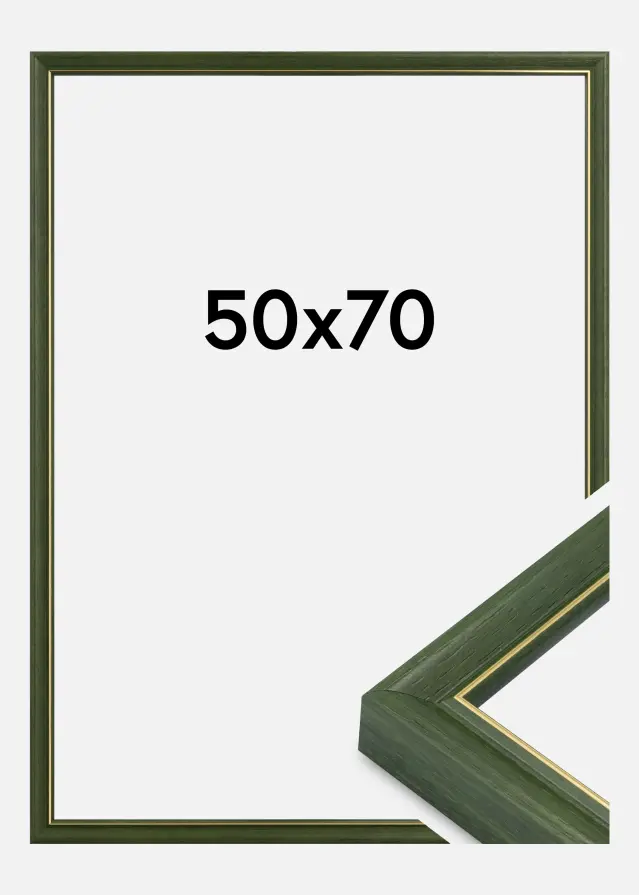 Ramme Canterbury Akrylglas Grøn 50x70 cm