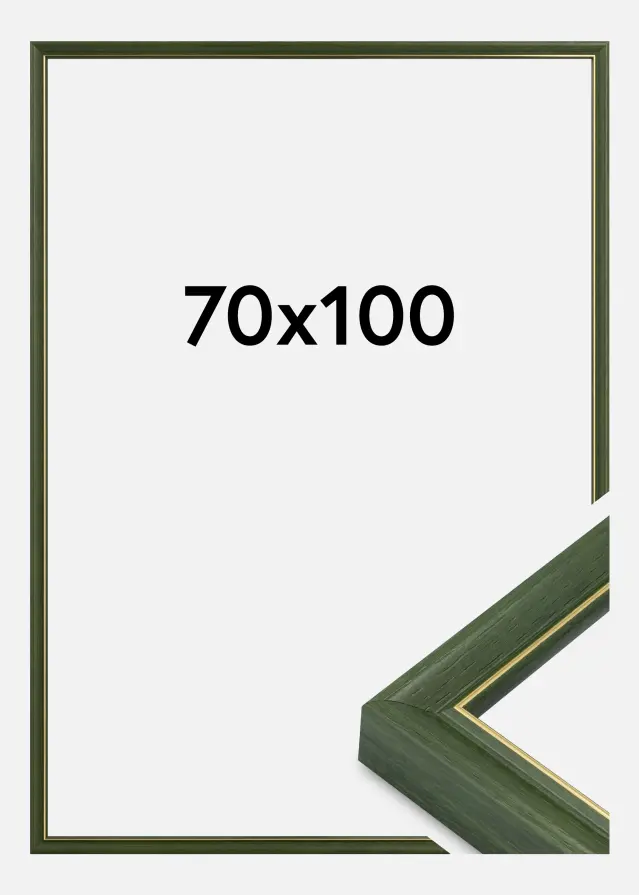 Ramme Canterbury Akrylglas Grøn 70x100 cm