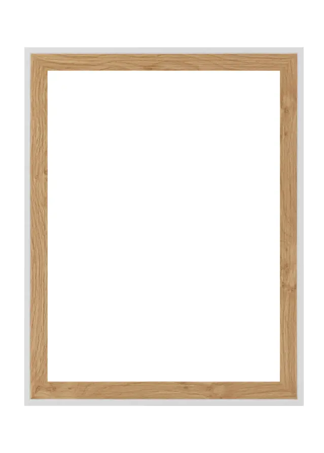 Ramme Linea Akrylglas Beech / White 59.4x84 cm (A1)