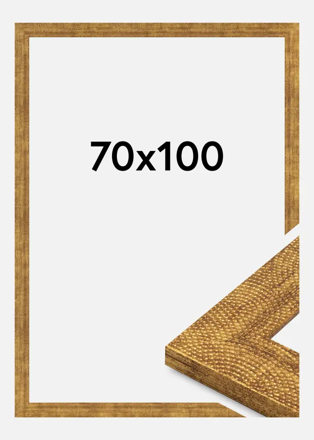 Ramme Linea Akrylglas Guld 70x100 cm