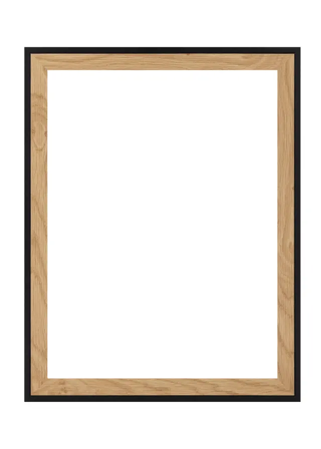 Ramme Linea Akrylglas Oak / Black 42x59.4 cm (A2)