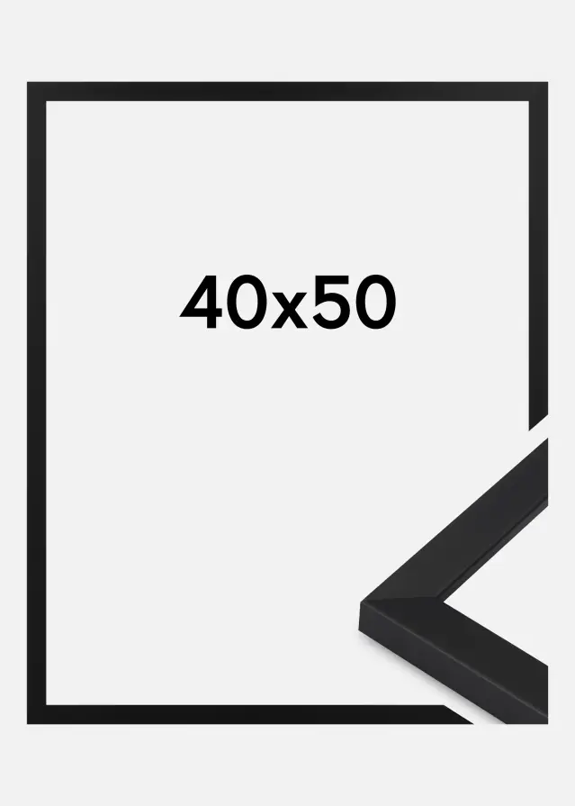 Ramme Oban Akrylglas Sort 40x50 cm