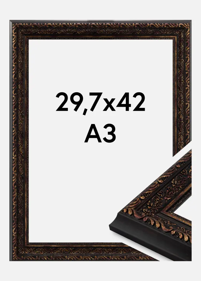 Ramme Imperial Akrylglas Guld 29,7x42 cm (A3)