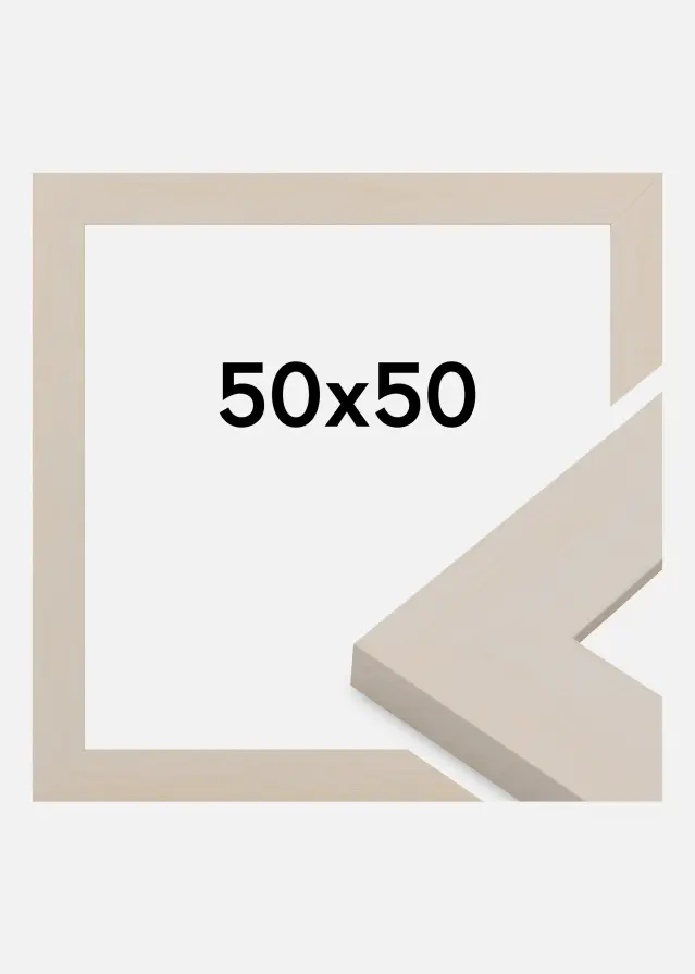 Ramme Pembrokeshire Akrylglas Hvid 50x50 cm