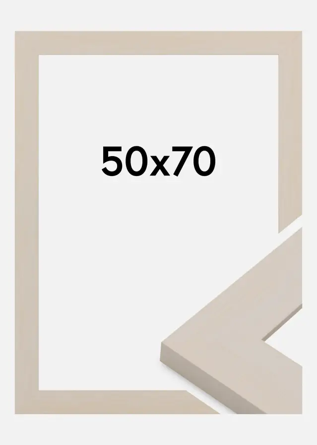 Ramme Pembrokeshire Akrylglas Hvid 50x70 cm