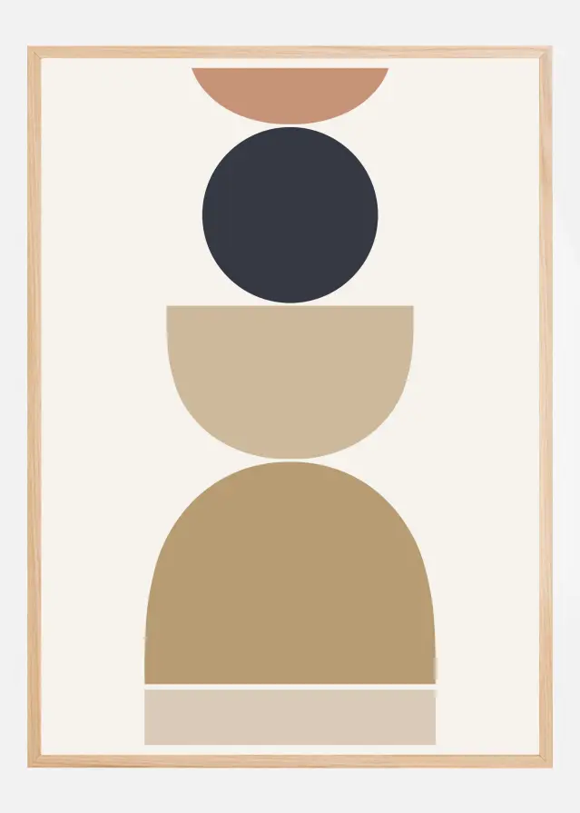 Abstract Geometric Harmony Plakat