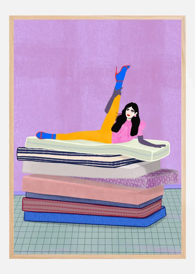 Raise your leg up to your head Plakat