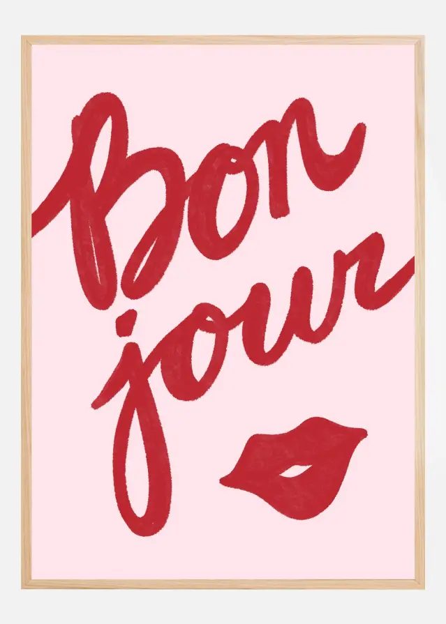 Bonjour Kiss Plakat