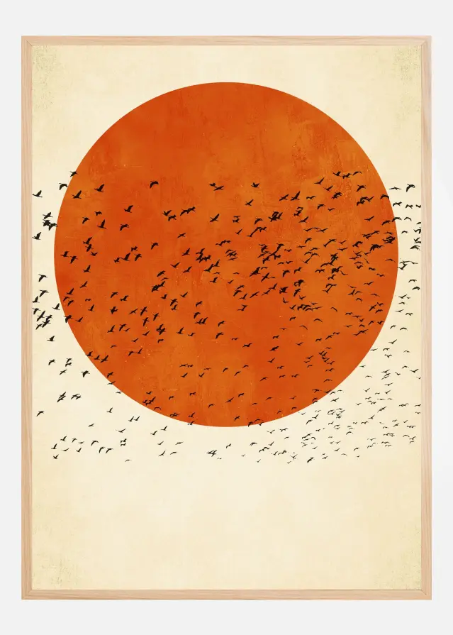 Birds In the Sun Plakat