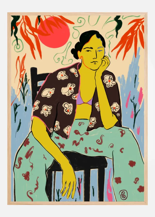 Sun and Waves Plakat