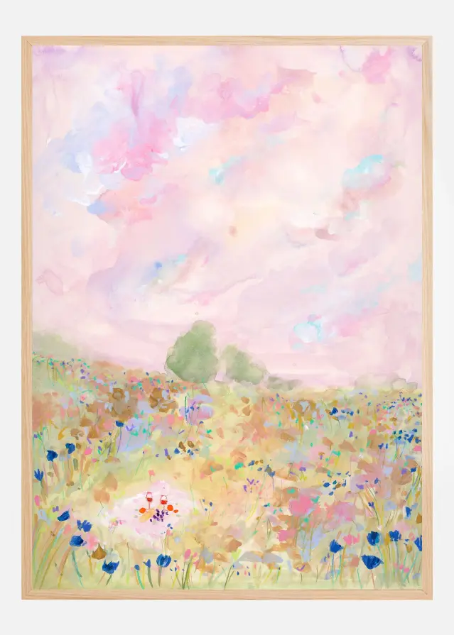 Pastel Meadow Bliss Plakat