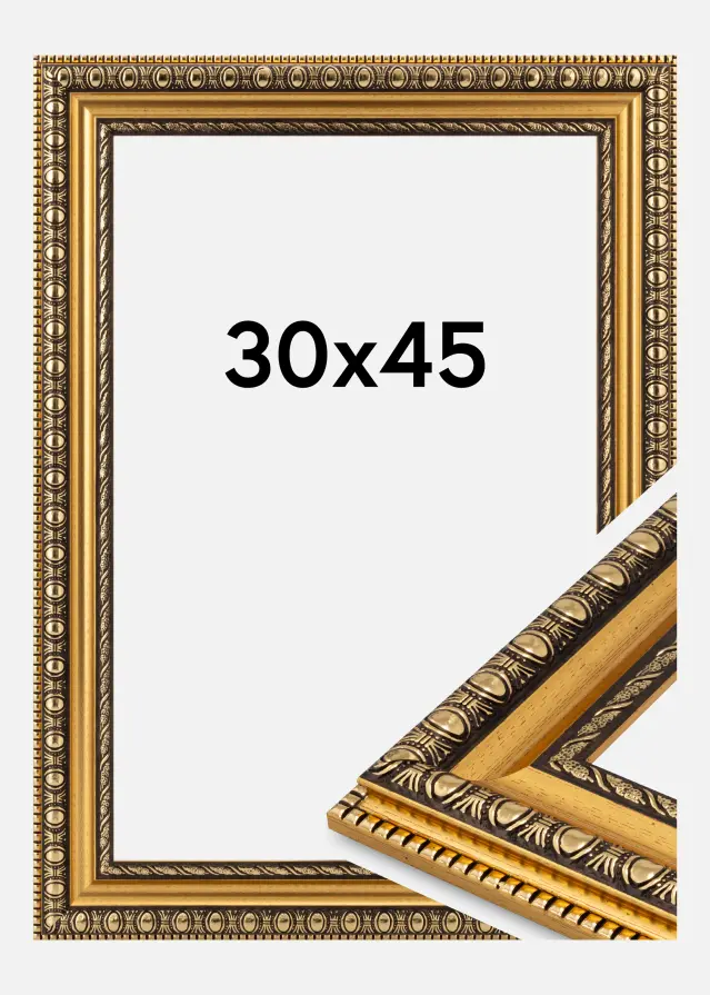 Ramme Ornato Akrylglas Gold 30x45 cm