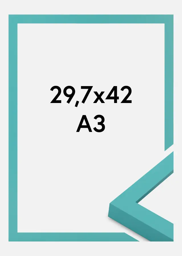 Ramme Selection Akrylglas Aqua Blue 29.7x42 cm (A3)