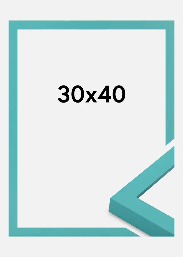 Ramme Selection Akrylglas Aqua Blue 30x40 cm