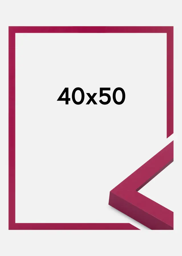 Ramme Selection Akrylglas Hot Pink 40x50 cm