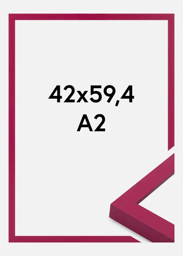 Ramme Selection Akrylglas Hot Pink 42x59.4 cm (A2)