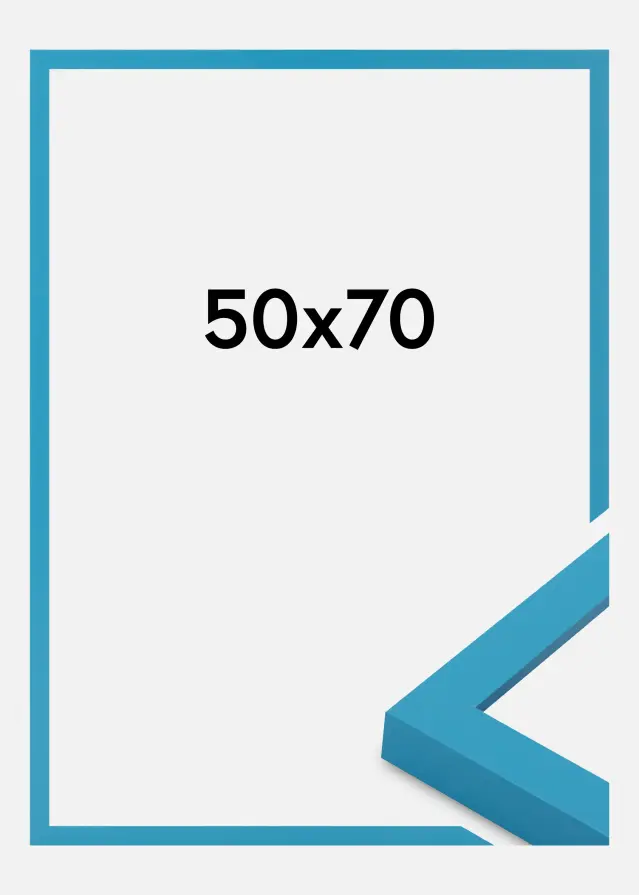 Ramme Selection Akrylglas Light Blue 50x70 cm