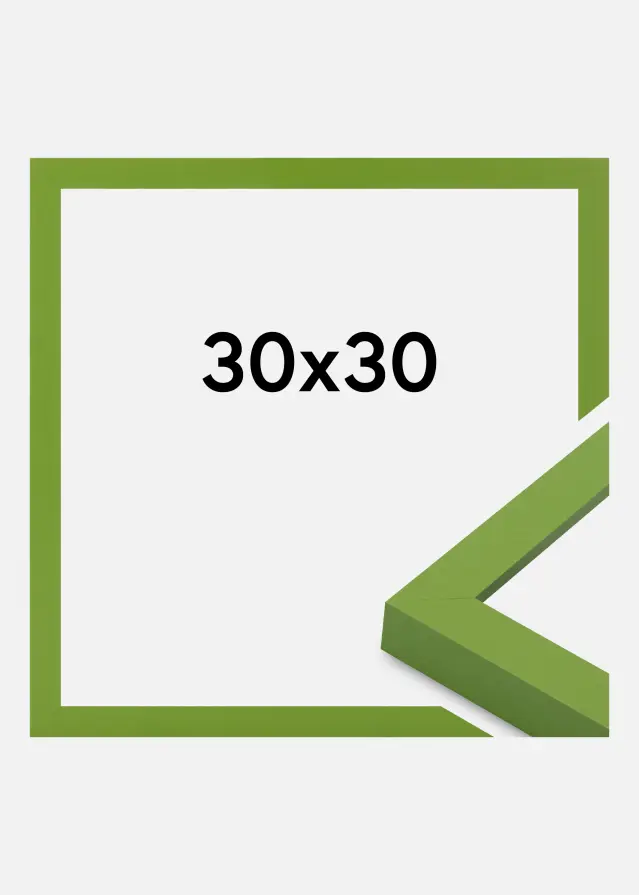 Ramme Selection Akrylglas Lime Green 30x30 cm