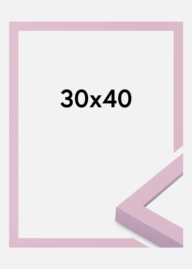 Ramme Selection Akrylglas Pink 30x40 cm