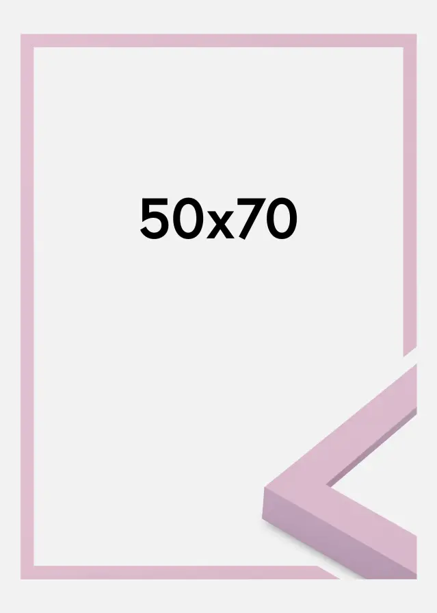 Ramme Selection Akrylglas Pink 50x70 cm
