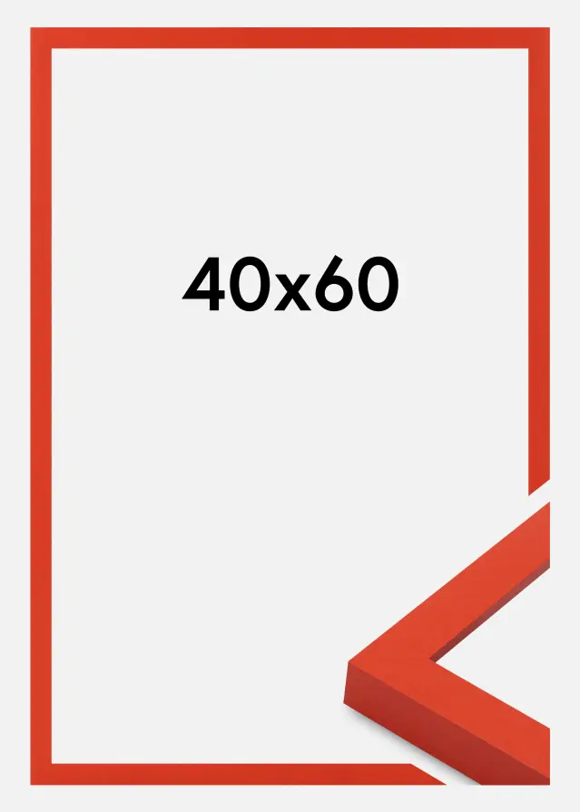 Ramme Selection Akrylglas Red 40x60 cm