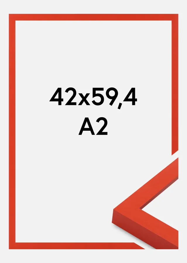 Ramme Selection Akrylglas Red 42x59.4 cm (A2)