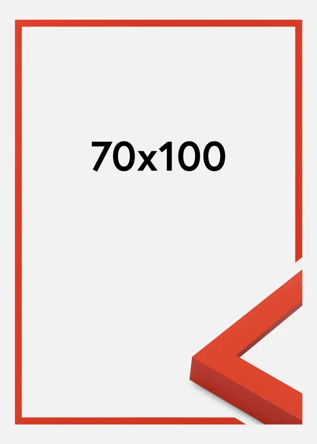 Ramme Selection Akrylglas Red 70x100 cm