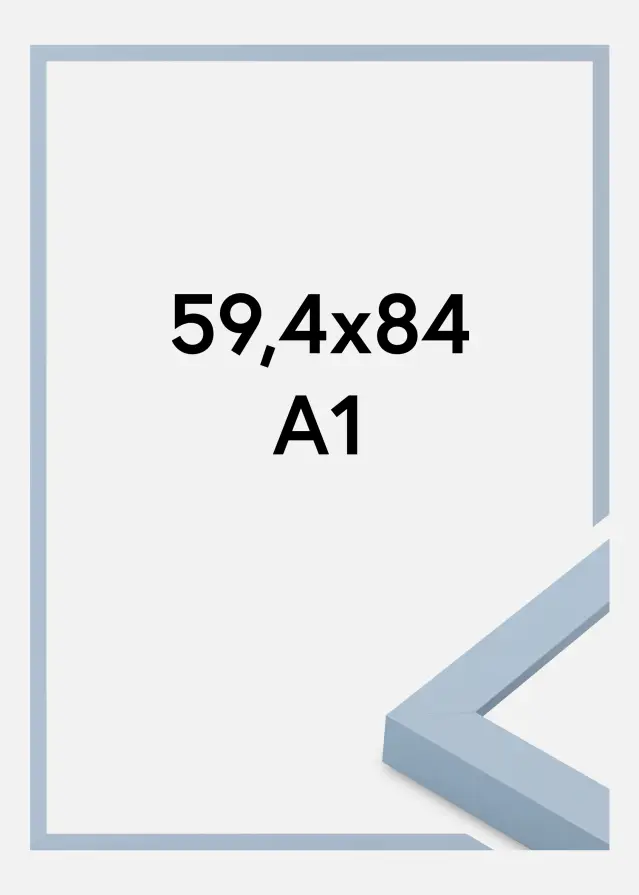 Ramme Selection Akrylglas Sky Blue 59.4x84 cm (A1)