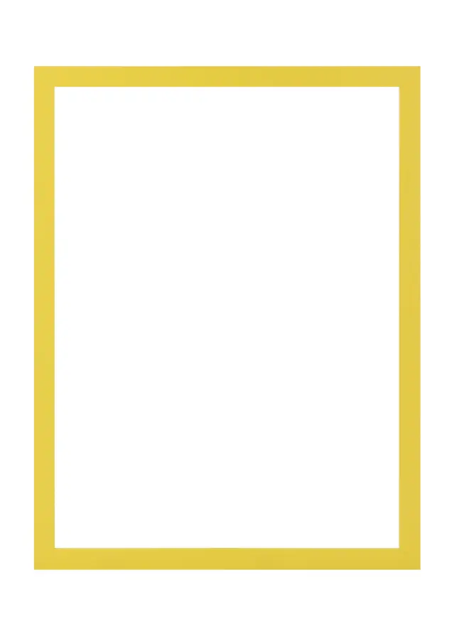 Ramme Selection Akrylglas Yellow 42x59.4 cm (A2)