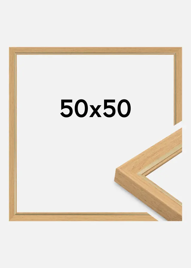 Ramme Apex Akrylglas Beech 50x50 cm