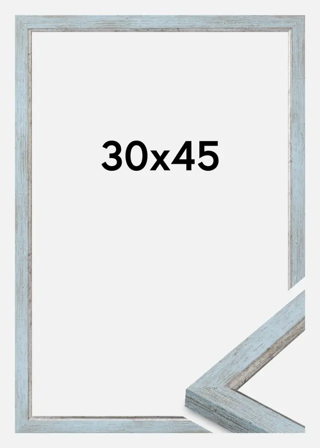 Ramme Whitby Akrylglas Blå 30x45 cm