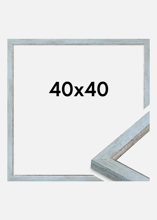 Ramme Whitby Akrylglas Blå 40x40 cm