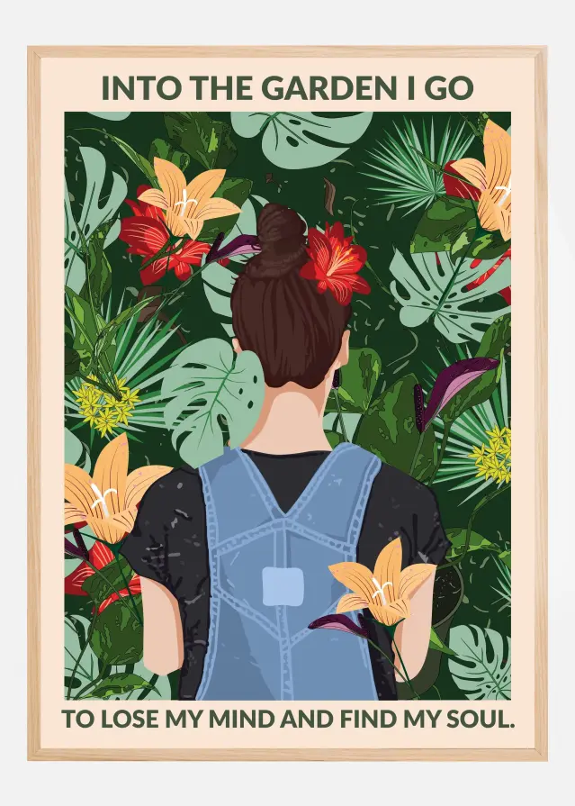 Into the Garden Standard Wall Art Plakat