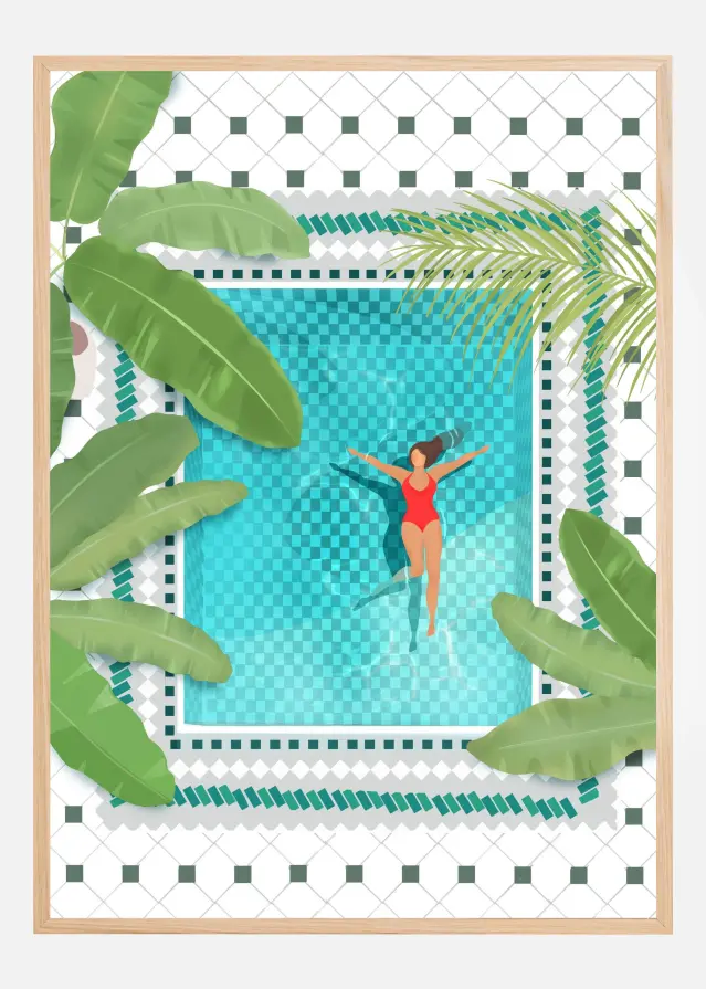 Riad Pool Plakat