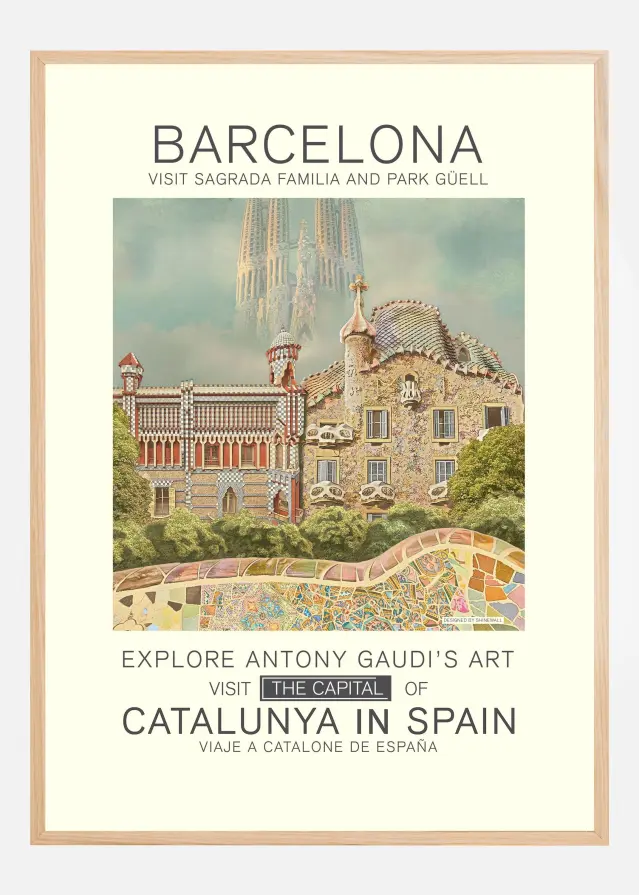 Barcelona print Plakat