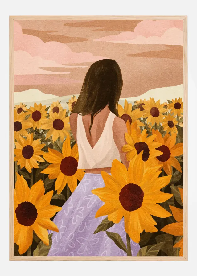 Sunflower Evenings Plakat